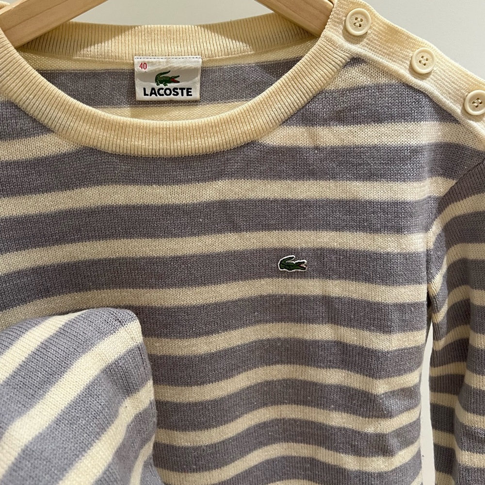 Lacoste Sweater, Size M, Wool - image 3